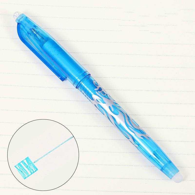 1pcs 9Colors Kawaii Erasable Gel Pen Magical 0.5mm Ocean Blue Gel Pen School Office Writing Supplies Student Stationery